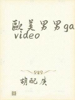 欧美男男gay video