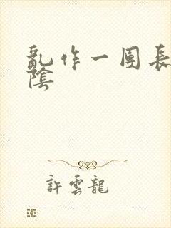 乱作一团长日光阴