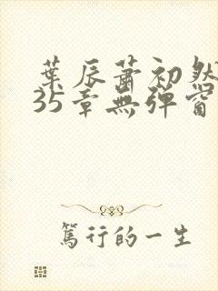 叶辰萧初然9935章无弹窗