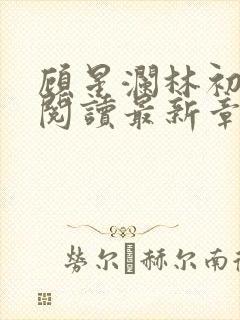 顾星澜林初全文阅读最新章节