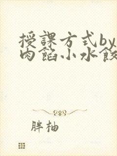 授课方式by 肉馅小水饺