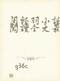 周轻羽小说免费阅读全文最新章节封面