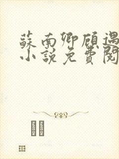 苏南卿顾遇深的小说免费阅读无弹窗封面