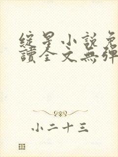 绽星小说免费阅读全文无弹窗