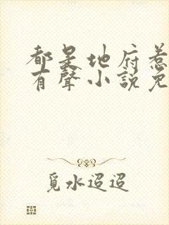 都是地府惹的祸有声小说免费收听封面