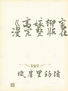 《高嫁柳家》动漫完整版在线观看