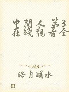 中间人 第3季在线观看全集免费播放