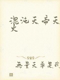 混沌天帝天地大火封面