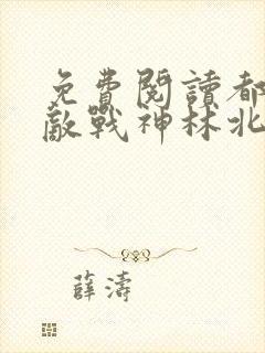 免费阅读都市无敌战神林北封面