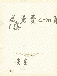 成免费crm第1集