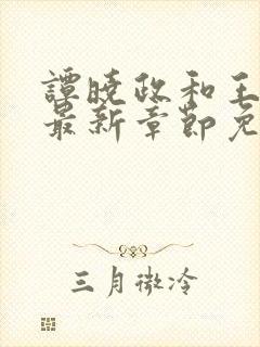 谭晓政和王艳的最新章节免费阅读封面