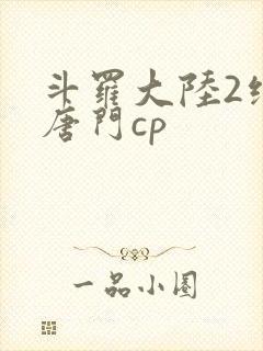 斗罗大陆2绝世唐门cp