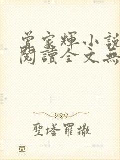 曾家辉小说免费阅读全文无弹窗