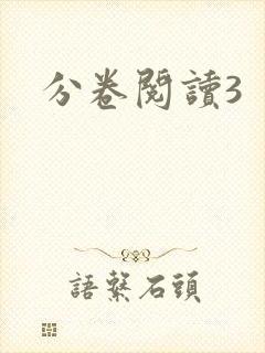 分卷阅读3