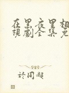 在黑夜里相拥电视剧全集免费观看