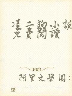 凌二狗小说全文免费阅读