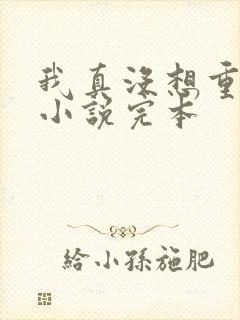 我真没想重生啊小说完本