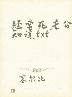 经常死老公的都知道txt