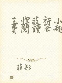 王悍苏祈小说免费阅读笔趣阁最新封面