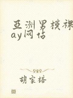 亚洲男模裸体gay网站