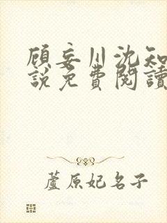 顾妄川沈知意小说免费阅读最新章节封面