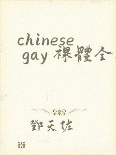 chinese gay 裸体全见