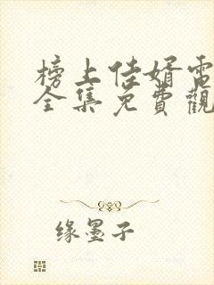 榜上佳婿电视剧全集免费观看高清