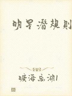 明星潜规则之皇