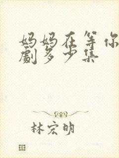 妈妈在等你电视剧多少集