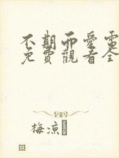 不期而爱电视剧免费观看全集封面