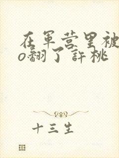 在军营里被cao翻了许桃