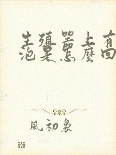 生殖器上有小水泡是怎么回事啊