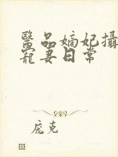 医品嫡妃摄政王宠妻日常