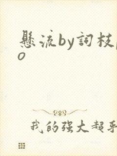 悬流by词枝po封面