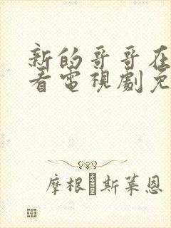 新的哥哥在线观看电视剧免费高清