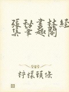 张秘书林经理全集笔趣阁封面