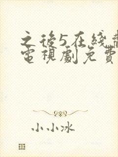 之后5在线观看电视剧免费高清