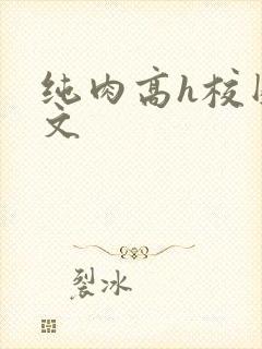 纯肉高h校园黄文