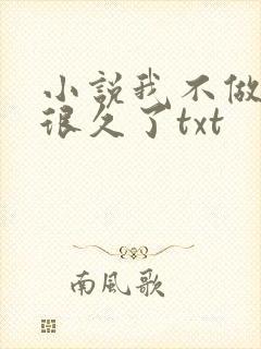 小说我不做上神很久了txt封面