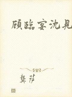 顾临宴沈见夏封面