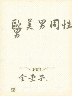 欧美男同性恋操男