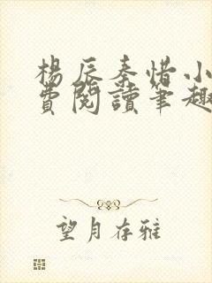 杨辰秦惜小说免费阅读笔趣阁更新