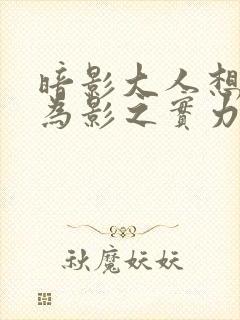 暗影大人想要成为影之实力者剧场版