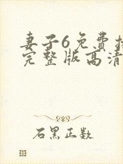 妻子6免费播放完整版高清韩剧