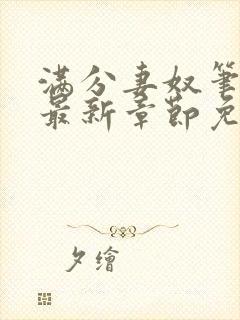 满分妻奴笔趣阁最新章节免费阅读全文封面