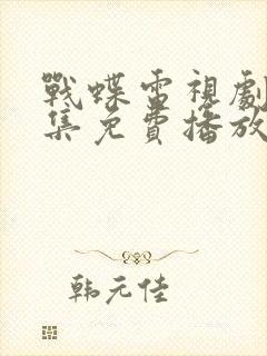 战蝶电视剧40集免费播放