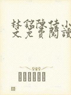 林铭陈佳小说全文免费阅读