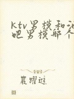 ktv男模和酒吧男模哪个更火