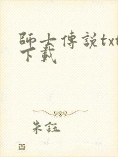 师士传说txt下载