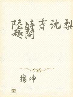 陆时霁沈梨初笔趣阁封面